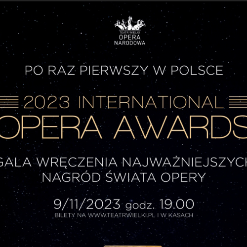 Juliana Grigoryan, Alejandro del Angel, Gabriela Legun oraz Łukasz Goliński na gali International Opera Awards