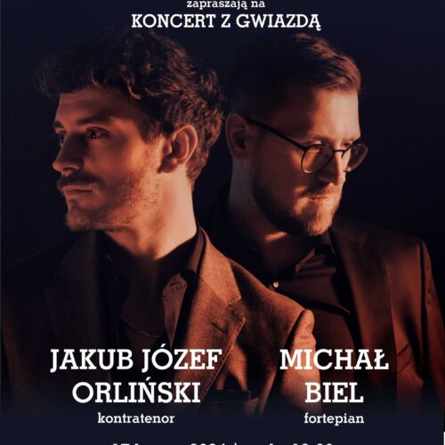 Jakub Józef Orliński i Michał Biel wystąpią z recitalem w Teatrze Wielkim w Łodzi