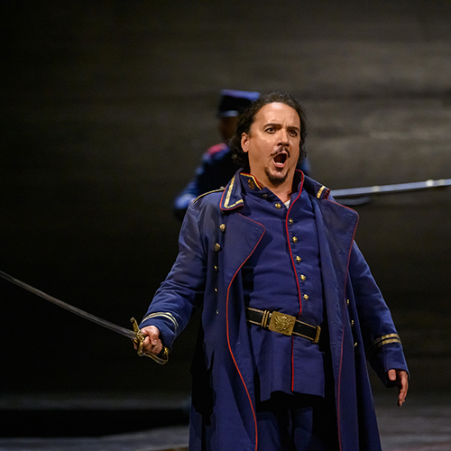 Artur Ruciński as Don Carlo in Verdi's 