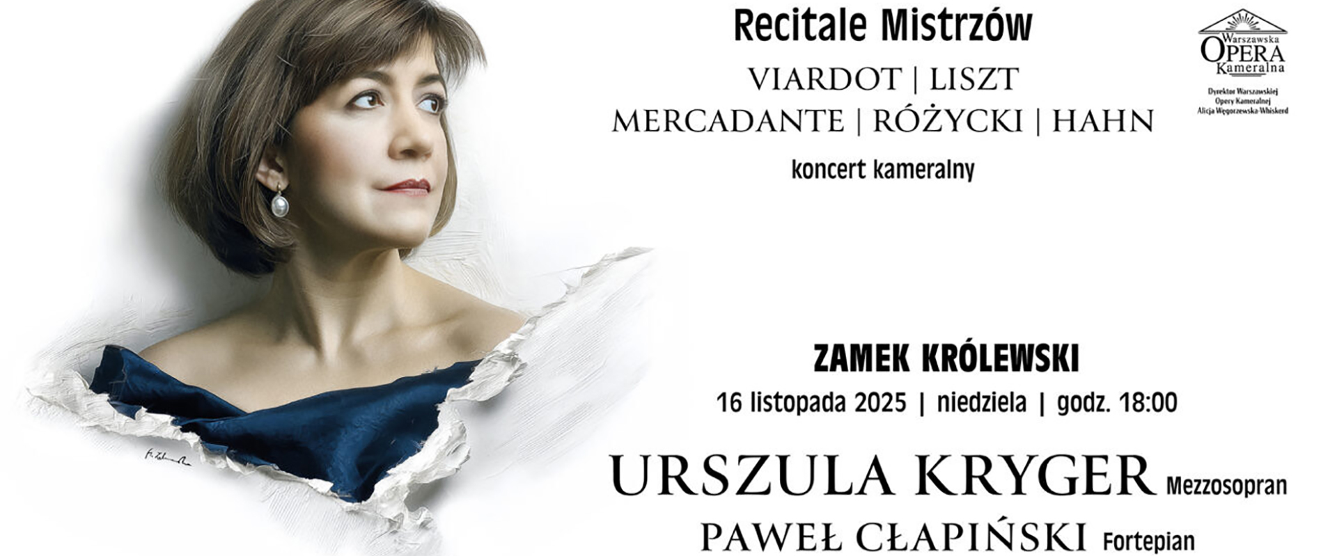 Masters’ Recitals: Mezzo-soprano Urszula Kryger at the Royal Castle in Warsaw